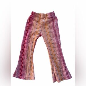 Colorful Striped Flare Pants